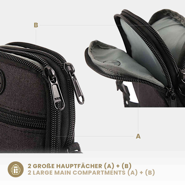 Umhängetasche | Reporter Bag - "RUNNER" - Herren