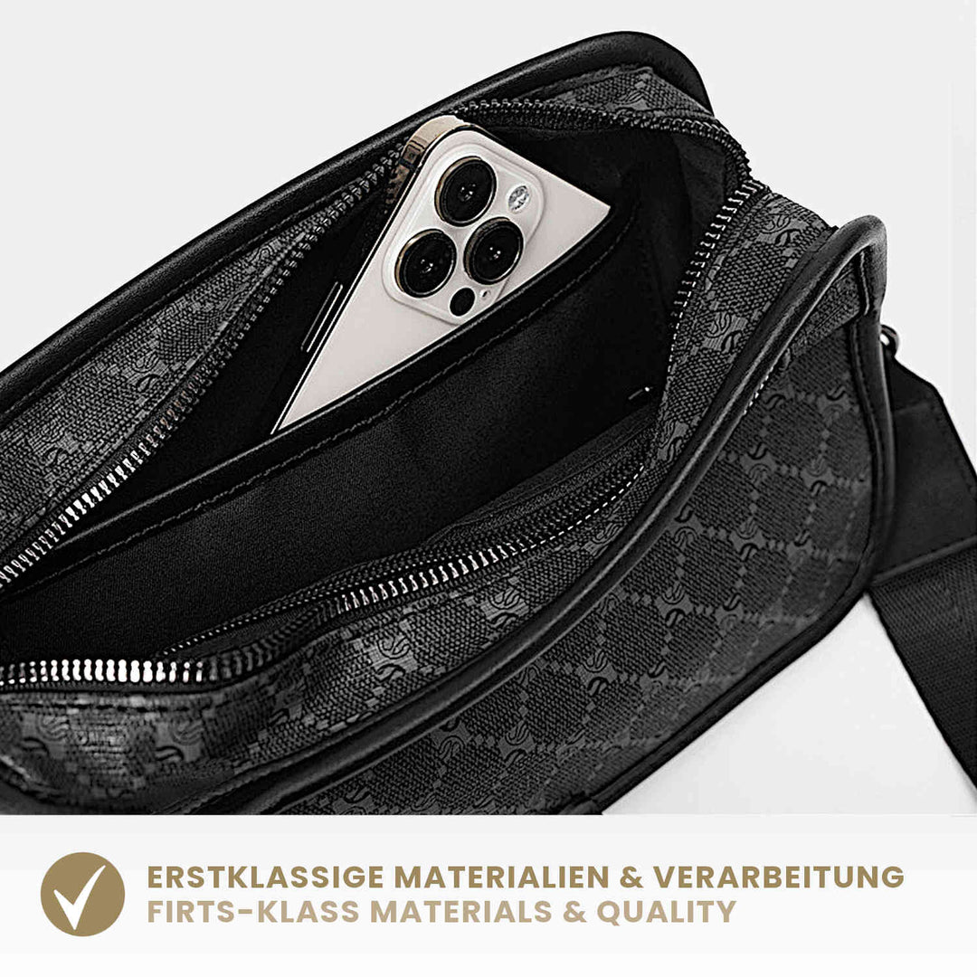 Edle Designer Handtasche Umhängetasche für Herren mit Hady