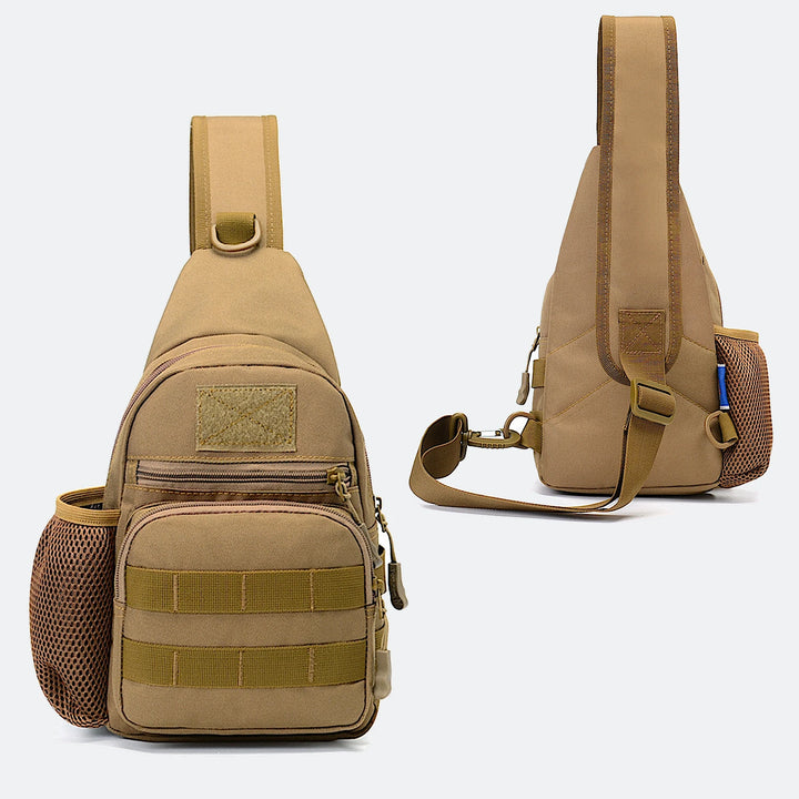 Taktische Brusttasche, Crossbody Bag mit MOLLE und Flaschenhalter "SPECIALIST"