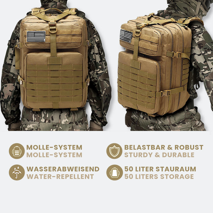 Bundeswehr Rucksack 50L mit MOLLE-System "SERGANT"