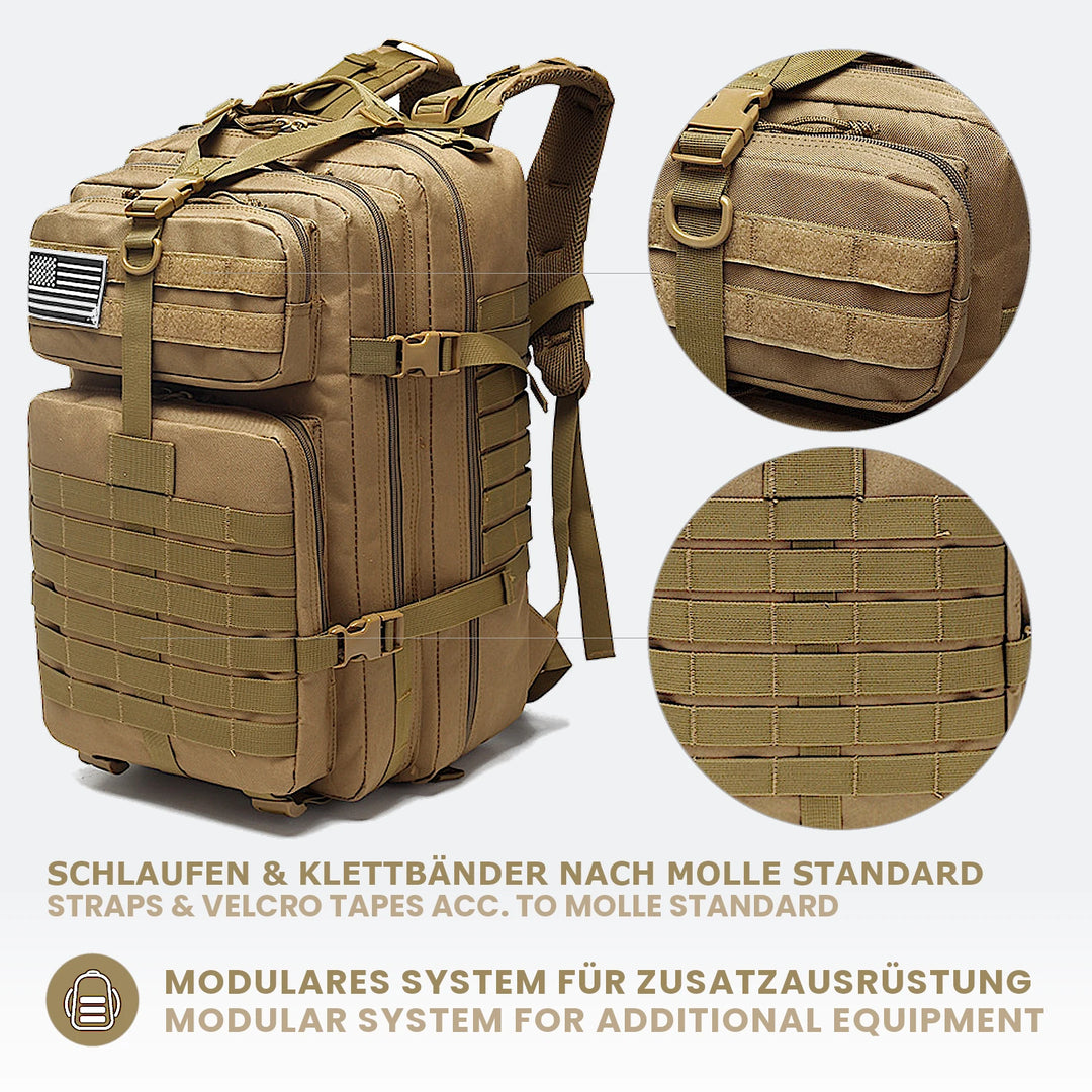 Bundeswehr Rucksack 50L mit MOLLE-System "SERGANT"