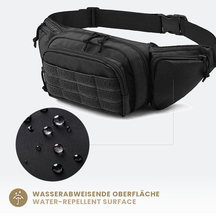 Taktische Bauchtasche mit MOLLE und Holster "TROOPER"