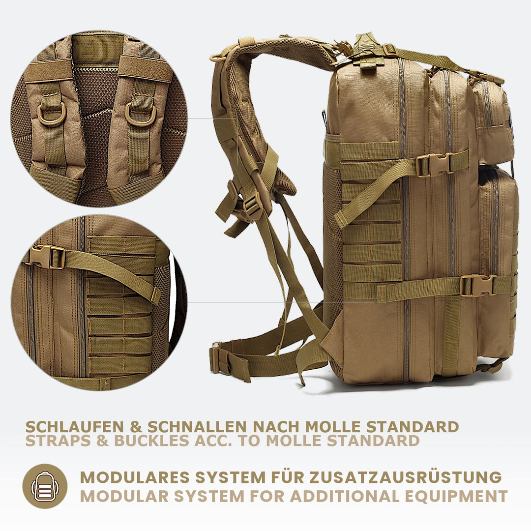 Bundeswehr Rucksack 50L mit MOLLE-System "SERGANT"